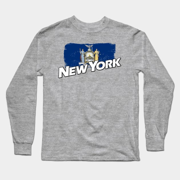 New York flag Long Sleeve T-Shirt by PVVD